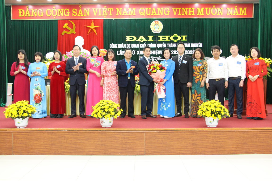 Đại hội công đoàn cơ quan Khối Chính quyền thành phố Thái Nguyên khóa XVIII, nhiệm kỳ 2023 - 2028